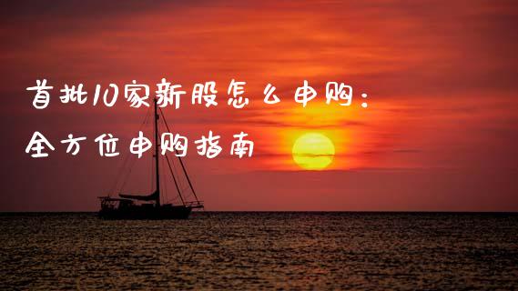 首批10家新股怎么申购:全方位申购指南_财经百问_第1张_财经百问网 首批10家新股怎么申购:全方位申购指南_https://cj001.lansai.wang_财经百问_第1张