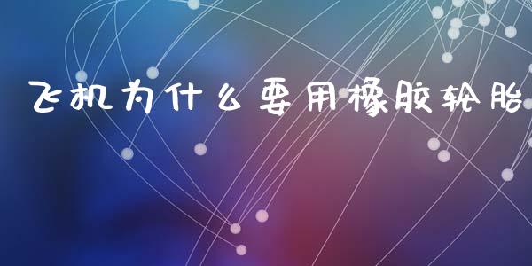 飞机为什么要用橡胶轮胎_https://cj001.lansai.wang_理财问答_第1张