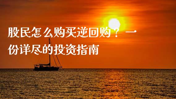 股民怎么购买逆回购？ 一份详尽的投资指南_https://cj001.lansai.wang_金融问答_第1张