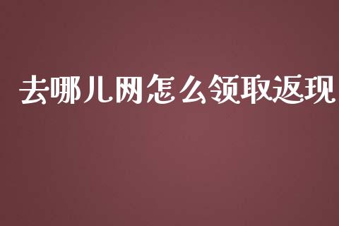去哪儿网怎么领取返现_https://cj001.lansai.wang_财经问答_第1张