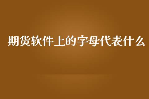 期货软件上的字母代表什么_财经百问_第1张_财经百问网 期货软件上的字母代表什么_https://cj001.lansai.wang_财经百问_第1张