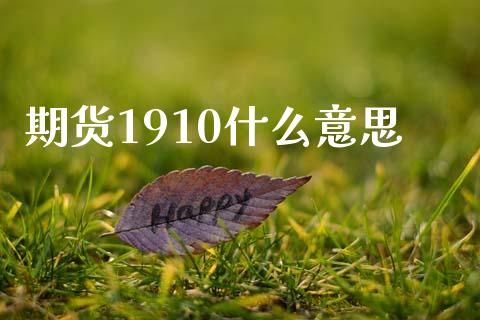 期货1910什么意思_https://cj001.lansai.wang_保险问答_第1张