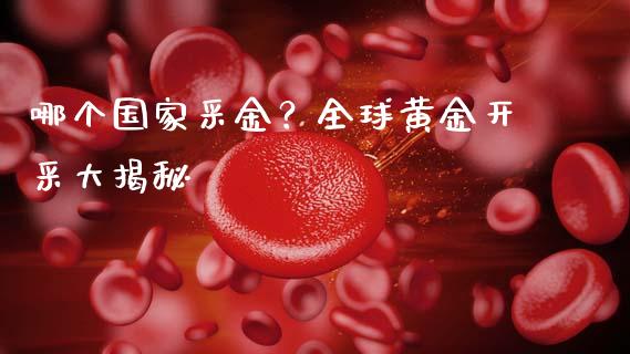 哪个国家采金？全球黄金开采大揭秘_https://cj001.lansai.wang_会计问答_第1张
