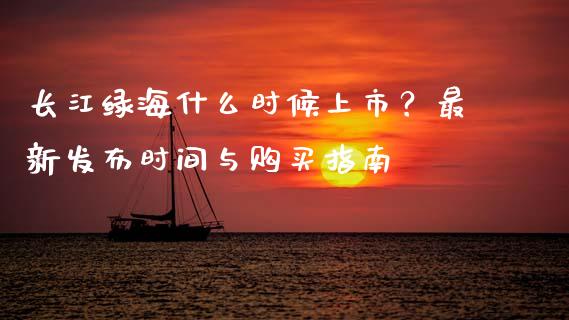 长江绿海什么时候上市？最新发布时间与购买指南_https://cj001.lansai.wang_会计问答_第1张