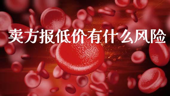 卖方报低价有什么风险_https://cj001.lansai.wang_股市问答_第1张