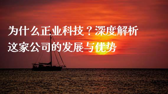 为什么正业科技？深度解析这家公司的发展与优势_https://cj001.lansai.wang_财经百问_第1张