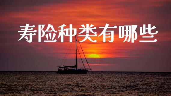 寿险种类有哪些_https://cj001.lansai.wang_理财问答_第1张