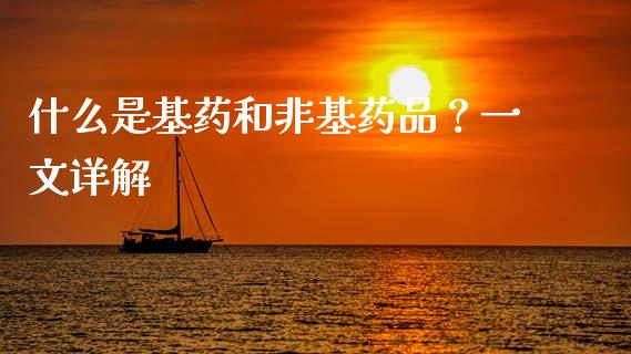 什么是基药和非基药品？一文详解_https://cj001.lansai.wang_会计问答_第1张