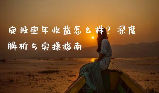 定投宝年收益怎么样？深度解析与实操指南_https://cj001.lansai.wang_股市问答_第1张