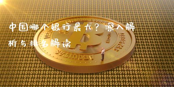 中国哪个银行最大？深入解析与排名解读_https://cj001.lansai.wang_会计问答_第1张