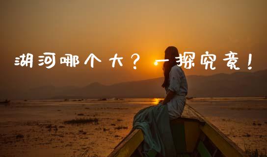 湖河哪个大？一探究竟！_https://cj001.lansai.wang_保险问答_第1张