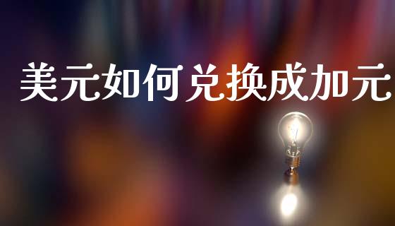 美元如何兑换成加元_https://cj001.lansai.wang_财经问答_第1张