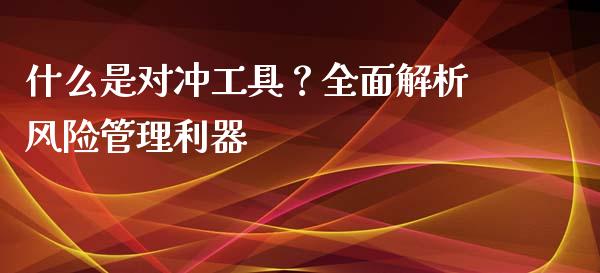 什么是对冲工具？全面解析风险管理利器_https://cj001.lansai.wang_金融问答_第1张