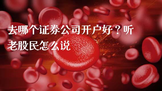 去哪个证券公司开户好？听老股民怎么说_https://cj001.lansai.wang_财经百问_第1张