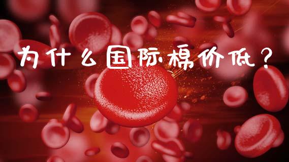 为什么国际棉价低？_https://cj001.lansai.wang_金融问答_第1张