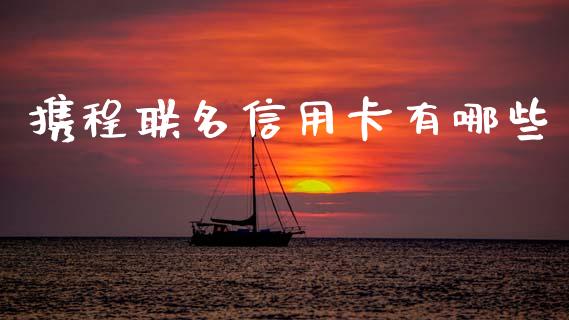 携程联名信用卡有哪些_https://cj001.lansai.wang_股市问答_第1张