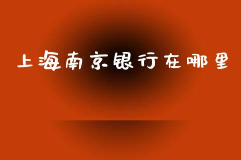 上海南京银行在哪里_https://cj001.lansai.wang_理财问答_第1张
