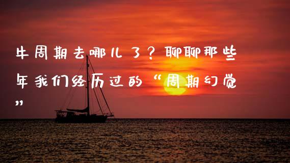 牛周期去哪儿了？聊聊那些年我们经历过的“周期幻觉”_https://cj001.lansai.wang_金融问答_第1张