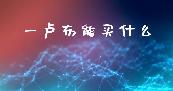 一卢布能买什么_https://cj001.lansai.wang_财经问答_第1张