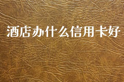 酒店办什么信用卡好_https://cj001.lansai.wang_金融问答_第1张