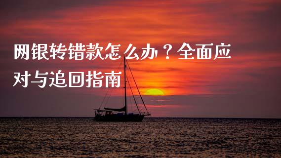 网银转错款怎么办？全面应对与追回指南_https://cj001.lansai.wang_财经问答_第1张