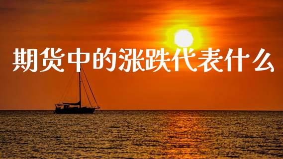 期货中的涨跌代表什么_https://cj001.lansai.wang_理财问答_第1张