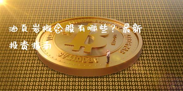 油页岩概念股有哪些？最新投资指南_https://cj001.lansai.wang_财经问答_第1张