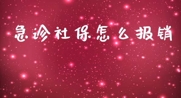 急诊社保怎么报销_https://cj001.lansai.wang_保险问答_第1张