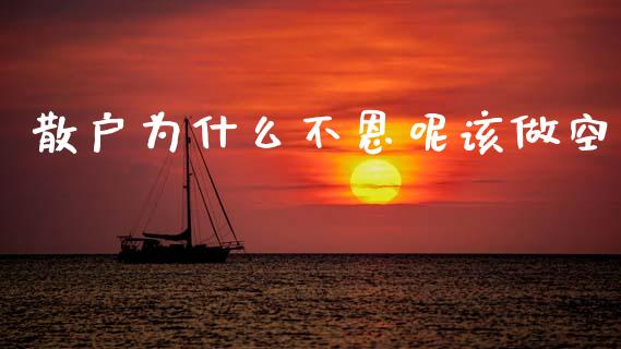 散户为什么不恩呢该做空_https://cj001.lansai.wang_期货问答_第1张