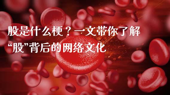 股是什么梗？一文带你了解“股”背后的网络文化_https://cj001.lansai.wang_金融问答_第1张