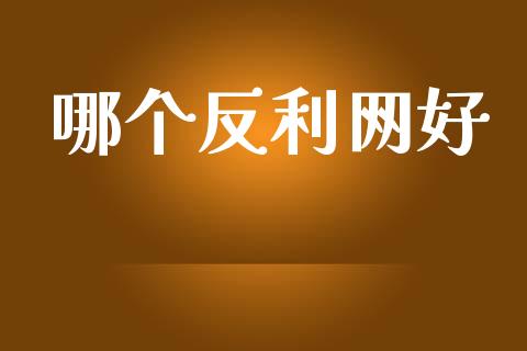 哪个反利网好_https://cj001.lansai.wang_期货问答_第1张
