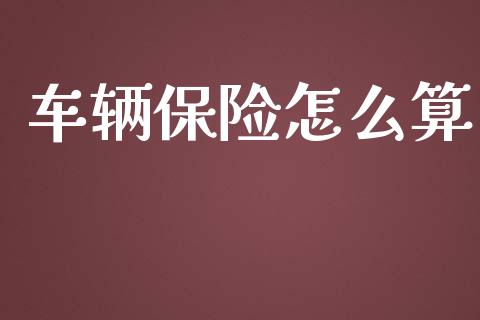车辆保险怎么算_https://cj001.lansai.wang_保险问答_第1张