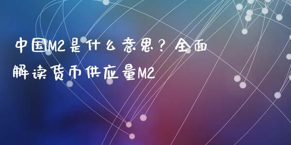 中国M2是什么意思？全面解读货币供应量M2_https://cj001.lansai.wang_财经百问_第1张