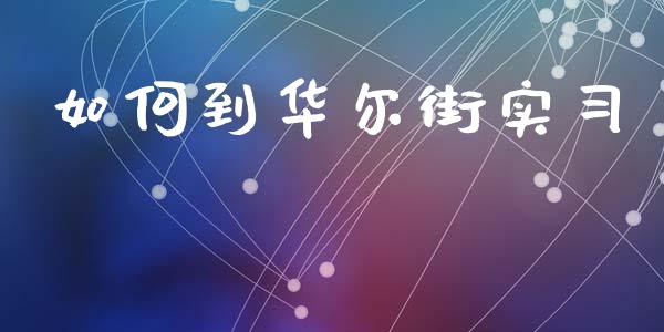 如何到华尔街实习_https://cj001.lansai.wang_理财问答_第1张