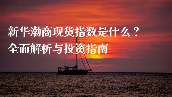 新华渤商现货指数是什么?全面解析与投资指南_财经问答_第1张_财经百问网 新华渤商现货指数是什么?全面解析与投资指南_https://cj001.lansai.wang_财经问答_第1张