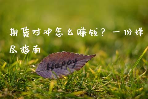 期货对冲怎么赚钱？一份详尽指南_https://cj001.lansai.wang_财经问答_第1张