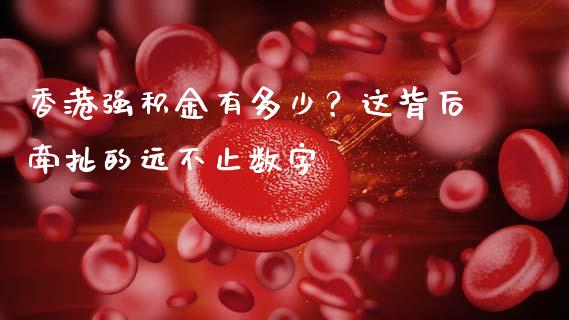 香港强积金有多少？这背后牵扯的远不止数字_https://cj001.lansai.wang_期货问答_第1张