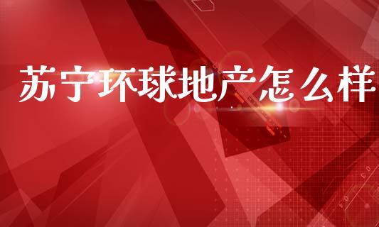 苏宁环球地产怎么样_https://cj001.lansai.wang_金融问答_第1张