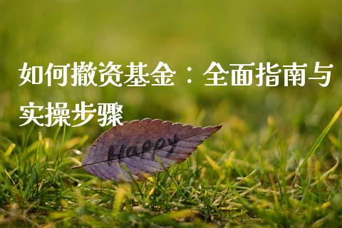 如何撤资基金：全面指南与实操步骤_https://cj001.lansai.wang_股市问答_第1张
