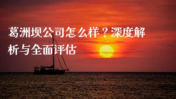 葛洲坝公司怎么样？深度解析与全面评估_https://cj001.lansai.wang_理财问答_第1张