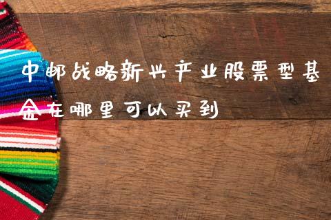 中邮战略新兴产业股票型基金在哪里可以买到_财经问答_第1张_财经百问网 中邮战略新兴产业股票型基金在哪里可以买到_https://cj001.lansai.wang_财经问答_第1张