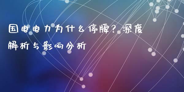 国电电力为什么停牌？深度解析与影响分析_https://cj001.lansai.wang_财经问答_第1张