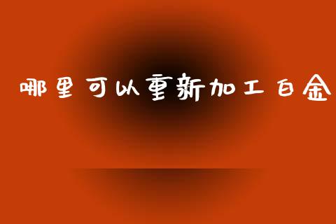 哪里可以重新加工白金_https://cj001.lansai.wang_金融问答_第1张