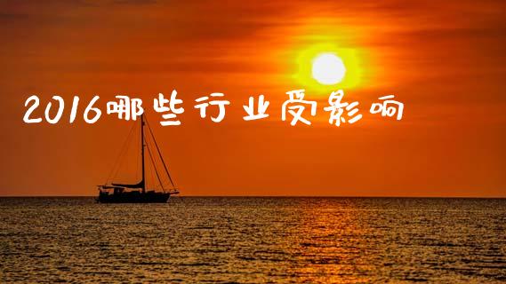 2016哪些行业受影响_https://cj001.lansai.wang_财经问答_第1张