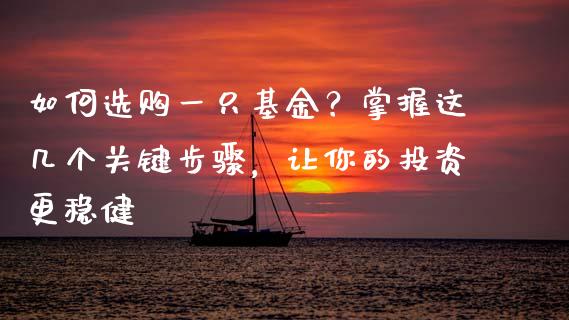 如何选购一只基金？掌握这几个关键步骤，让你的投资更稳健_https://cj001.lansai.wang_期货问答_第1张