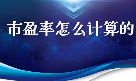 市盈率怎么计算的_https://cj001.lansai.wang_理财问答_第1张