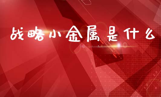 战略小金属是什么_股市问答_第1张_财经百问网 战略小金属是什么_https://cj001.lansai.wang_股市问答_第1张
