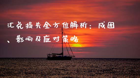 汇兑损失全方位解析：成因、影响及应对策略_https://cj001.lansai.wang_理财问答_第1张