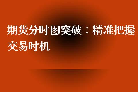 期货分时图突破：精准把握交易时机_https://cj001.lansai.wang_期货问答_第1张