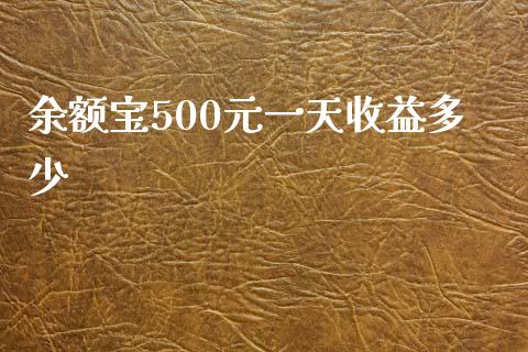 余额宝500元一天收益多少_https://cj001.lansai.wang_理财问答_第1张